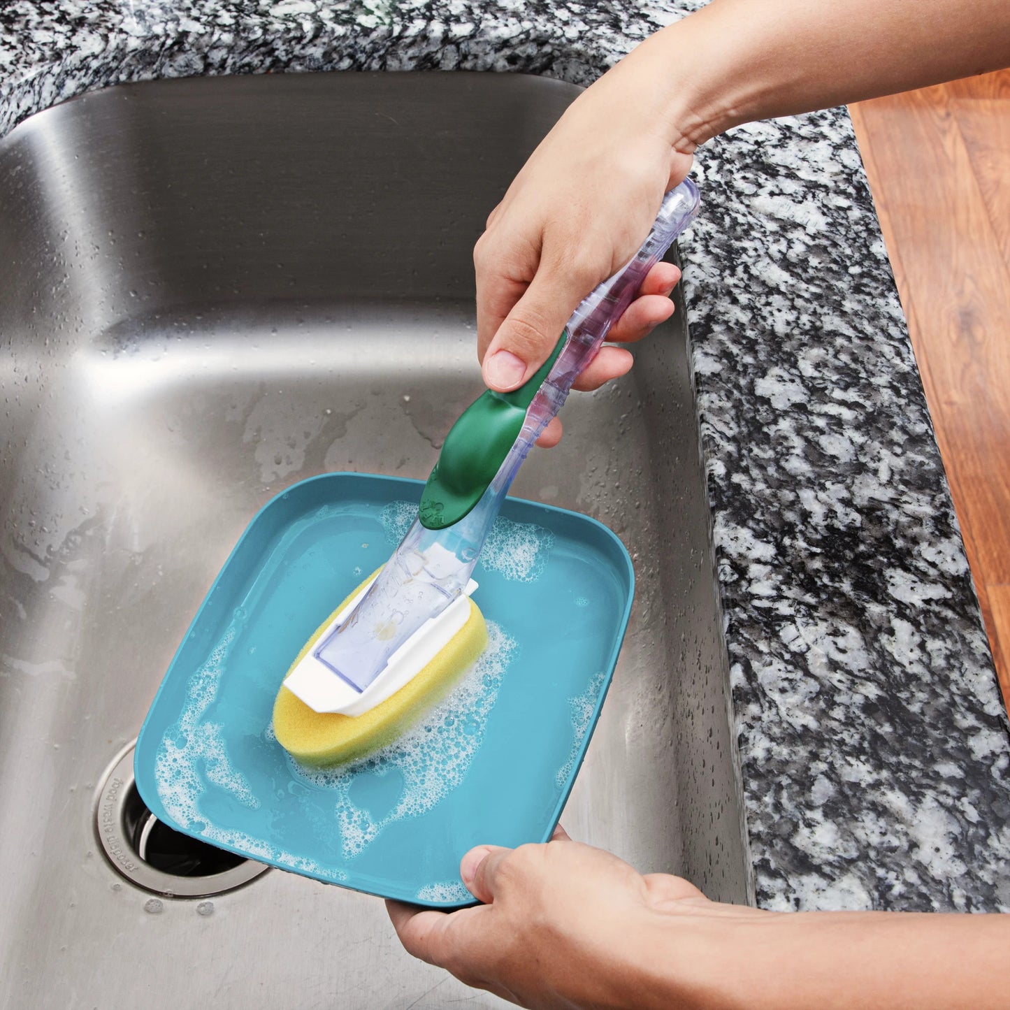 Libman All-Purpose Cleaning Sponge Refill Pads Non-Scratch (2-2 Packs) Made in USA Scrubbing Dishwashing