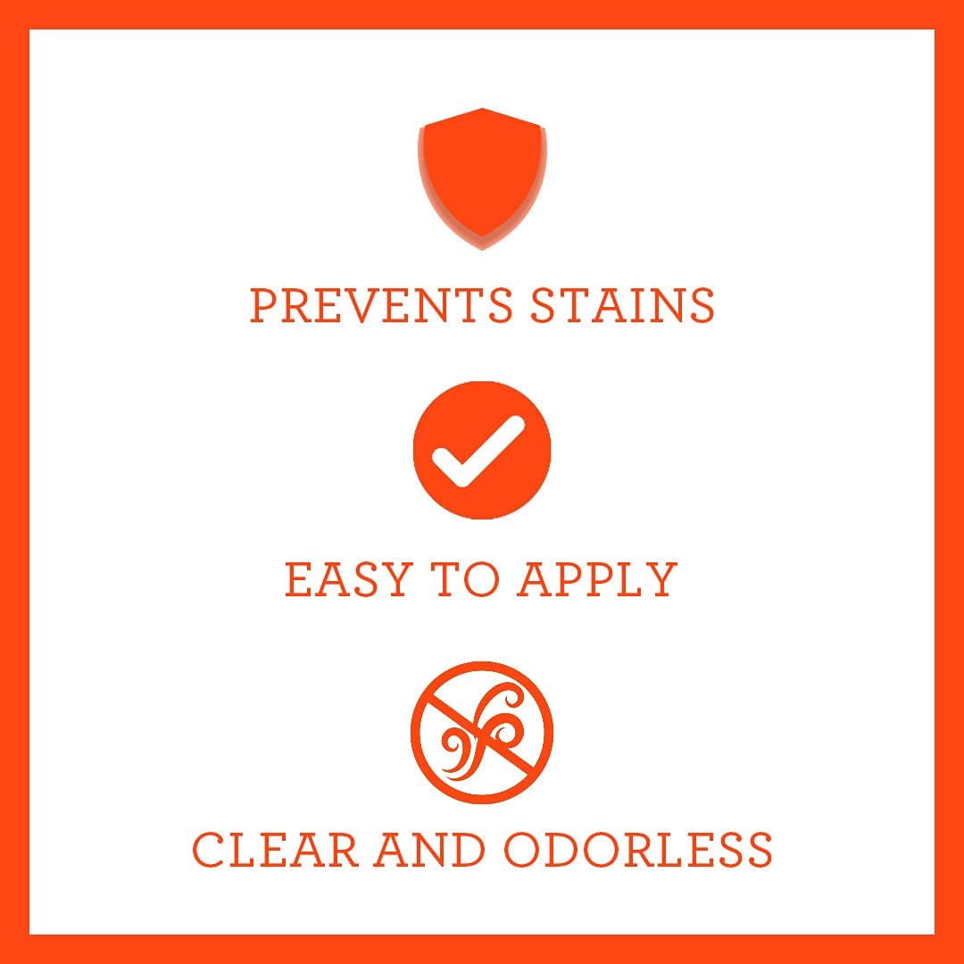 TriNova Non-Aerosol Stain Guard Fabric Protection Spray | Upholstery, Carpet, Rugs | 18 fl oz