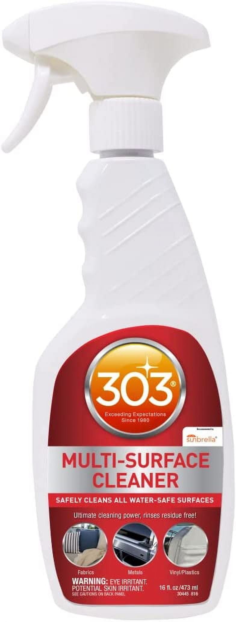 303 Products Multi Surface Cleaner Spray, All Purpose Cleaner for Home, Patio, Car Care and Outdoor, 16 fl. Oz