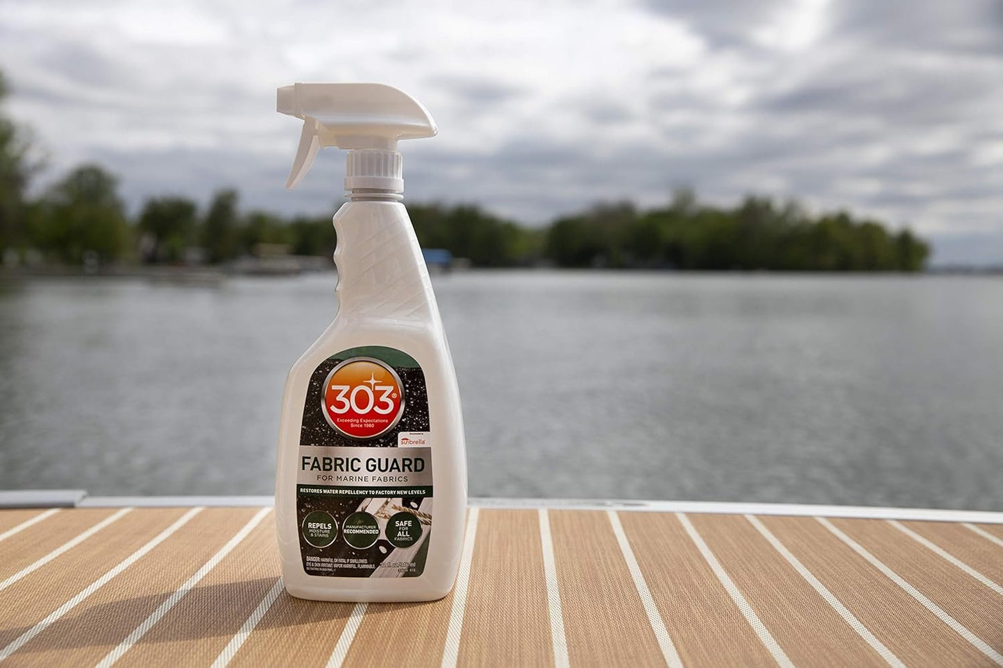 303 Marine Fabric Guard - For Marine Fabrics - Restores Lost Water Repellency To Factory New Levels - Repels Moisture And Stains, 32 fl. oz. (30604CSR-6PK)