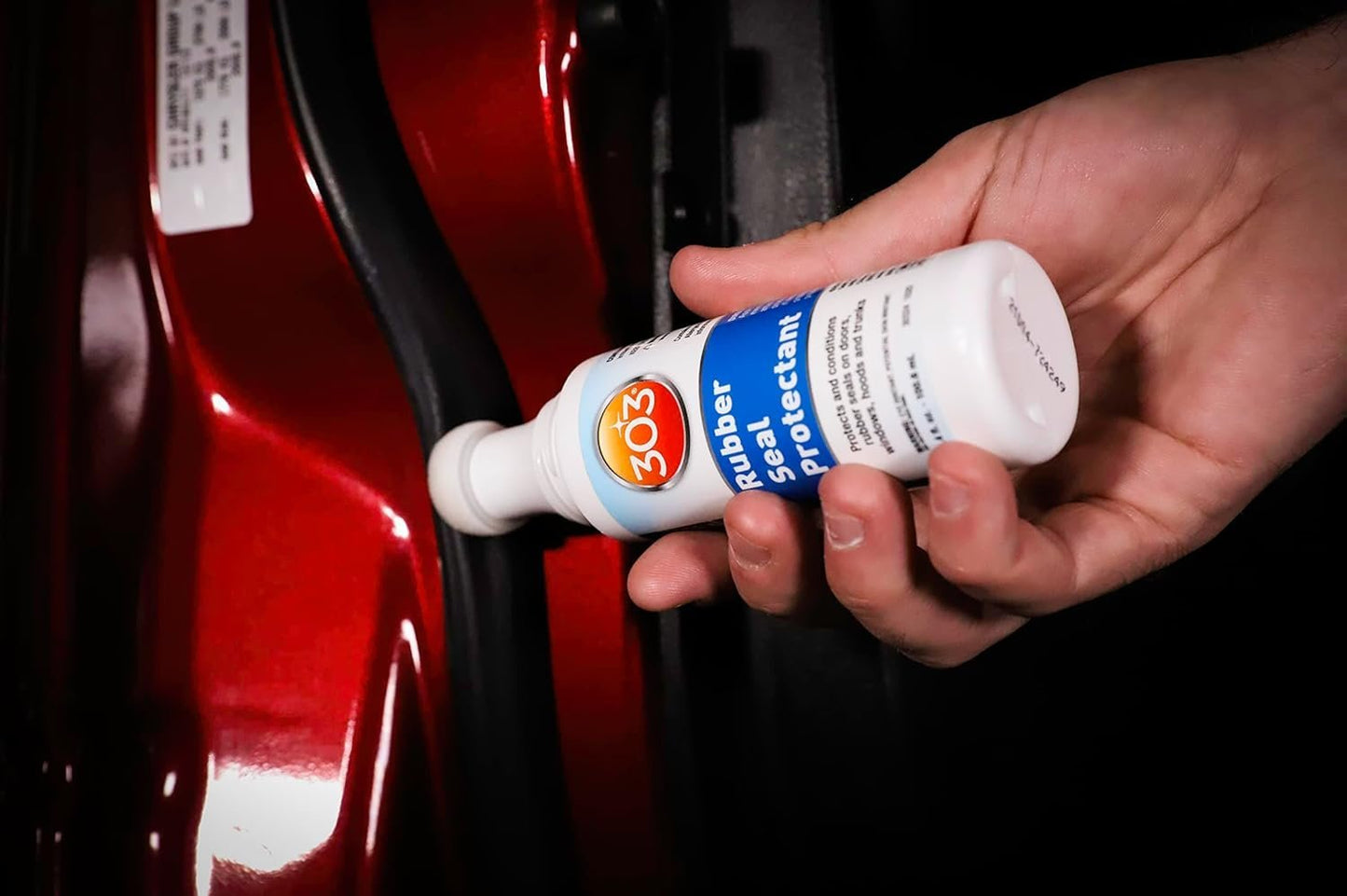 303 Rubber Seal Protectant - Protects And Conditions Rubber Seals On Doors, Windows, Hoods, And Trunks - Rejuvenates Color On Old Seals, 3.4 oz