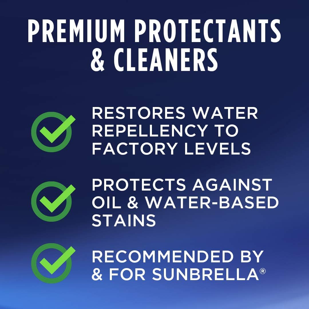 303 Products Fabric Guard - For Outdoor Fabrics - Restores Water Repellency To Factory New Levels - Repels Moisture And Stains - Manufacturer Recommended - Safe For All Fabrics, 128 fl. oz.