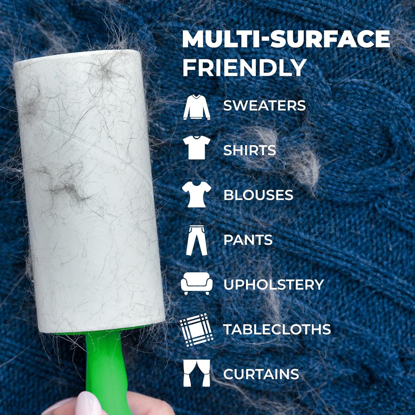 Libman Mini Lint Roller Set -Travel Sticky Lint Removing Tool for Pet Hair, Dust, Small Crumbs - 6.5" Portable Lint Rollers- 6 Pack (180 Sheets)