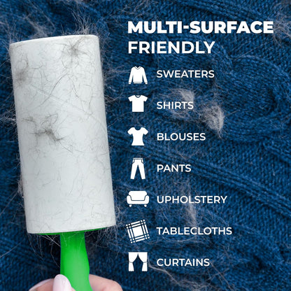Libman Mini Lint Roller Set -Travel Sticky Lint Removing Tool for Pet Hair, Dust, Small Crumbs - 6.5" Portable Lint Rollers- 6 Pack (180 Sheets)