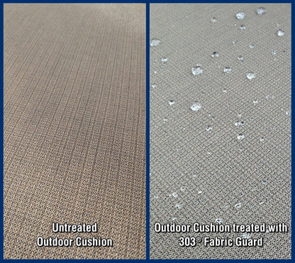 303 Products Fabric Guard - For Outdoor Fabrics - Restores Water Repellency To Factory New Levels - Repels Moisture And Stains - Manufacturer Recommended - Safe For All Fabrics, 128 fl. oz.