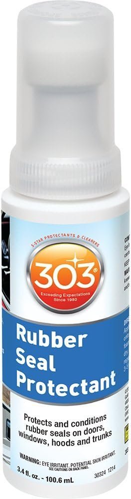 303 Rubber Seal Protectant - Protects And Conditions Rubber Seals On Doors, Windows, Hoods, And Trunks - Rejuvenates Color On Old Seals, 3.4 oz
