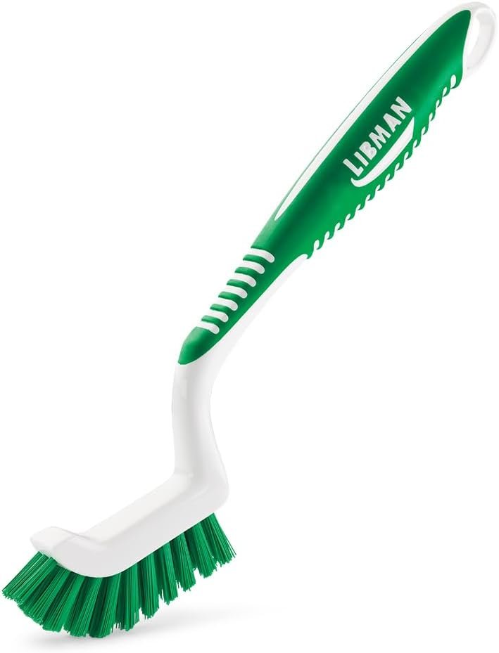 Libman Scrub Brush Kit | for Grout, Tile, Bathroom, Carpet, Kitchen, and Household Messes | Strong Fibers for Tough Cleaning
