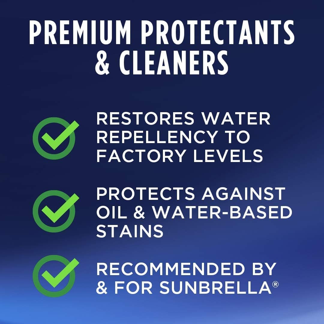 303 Marine Fabric Guard - For Marine Fabrics - Restores Lost Water Repellency To Factory New Levels - Repels Moisture And Stains, 1 Gallon, 4 Pack, 128 Fl. oz. (30674-4PK)