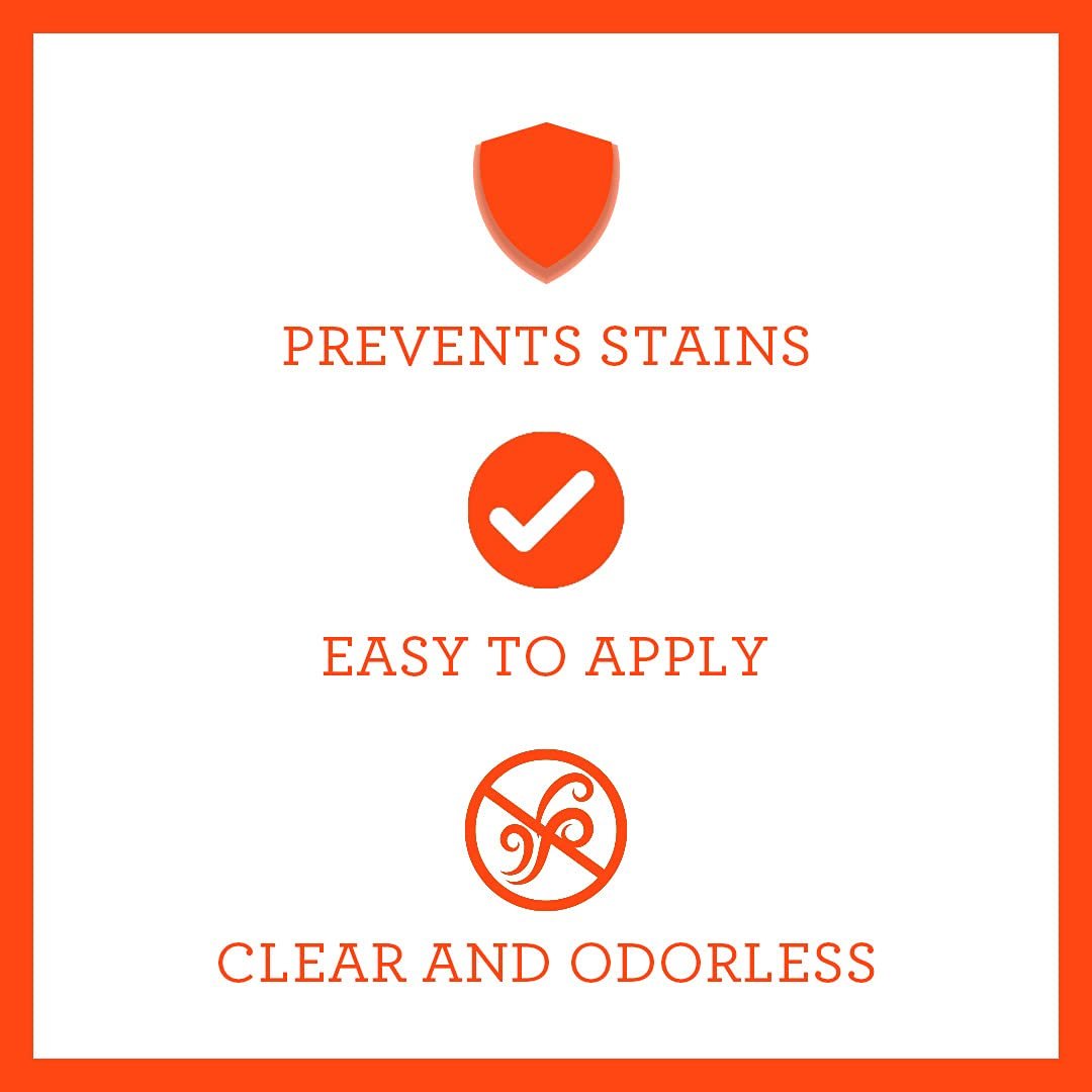 TriNova Non-Aerosol Stain Guard - Fabric Protection Spray for Upholstery, Carpet, Rugs and More to protect from liquid stains