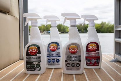 303 Marine Fabric Guard - For Marine Fabrics - Restores Lost Water Repellency To Factory New Levels - Repels Moisture And Stains, 1 Gallon, 4 Pack, 128 Fl. oz. (30674-4PK)