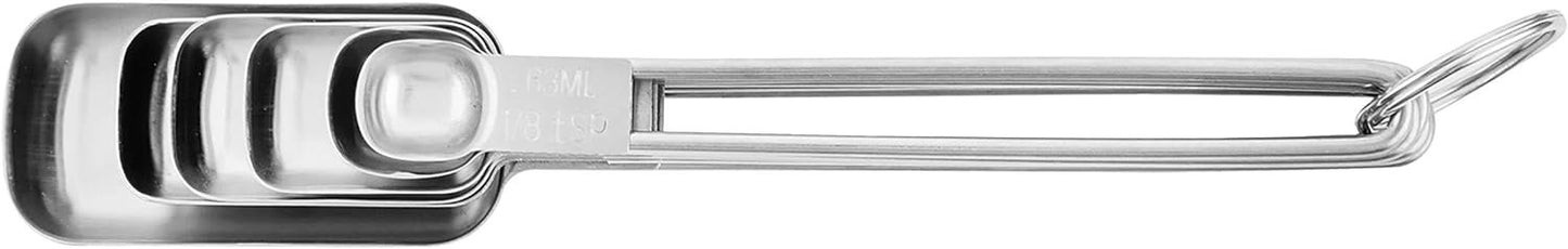 Fox Run Measuring Spoon Set, Stainless Steel, 6-Piece