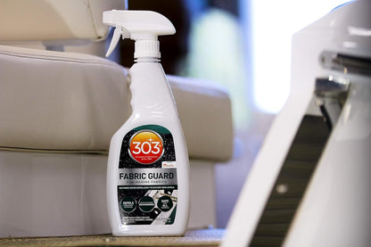 303 Marine Fabric Guard - For Marine Fabrics - Restores Lost Water Repellency To Factory New Levels - Repels Moisture And Stains, 32 fl. oz. (30604CSR-6PK)