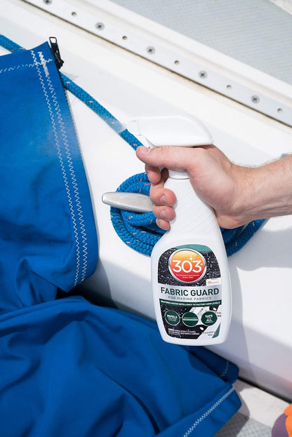 303 Marine Fabric Guard - For Marine Fabrics - Restores Lost Water Repellency To Factory New Levels - Repels Moisture And Stains, 16 fl. oz. (30616CSR-6PK)