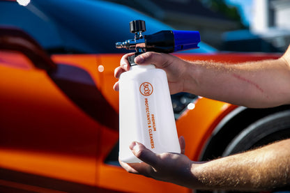 303 Products Foam Cannon for Pressure Washer, Heavy Duty Foam Gun with Anti-Corrosive Stainless-Steel Fitting & Adjustable Foam Spray for Car Wash & Detailing, 2L Reservoir (39030)