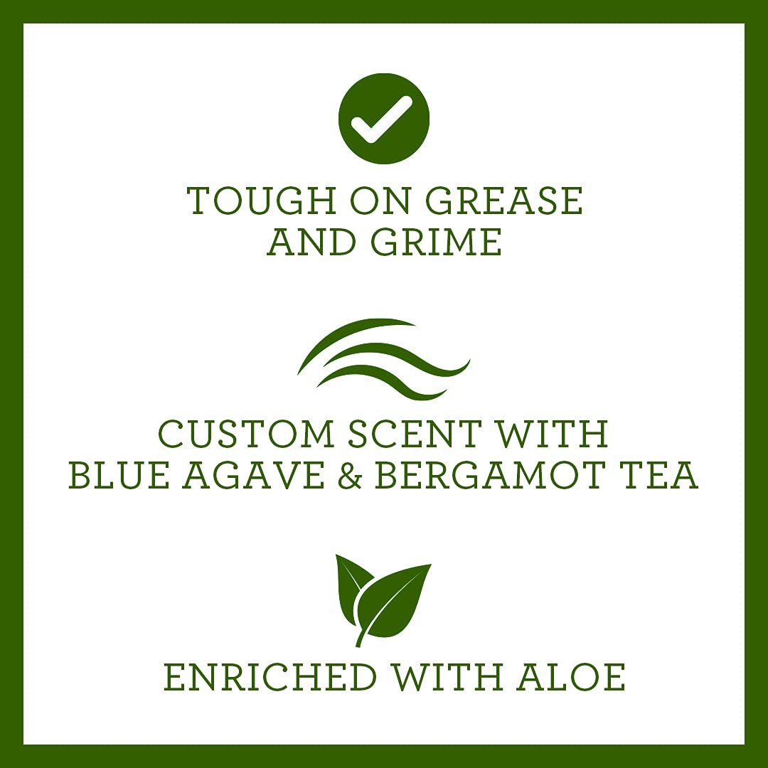 TriNova Natural Dish Soap Organic Formula - for Cleaning Dishes & Washing All Kitchen Items. Powerful & Eco Friendly Cleaner (6, 2-Pack of 24 oz Bottles)