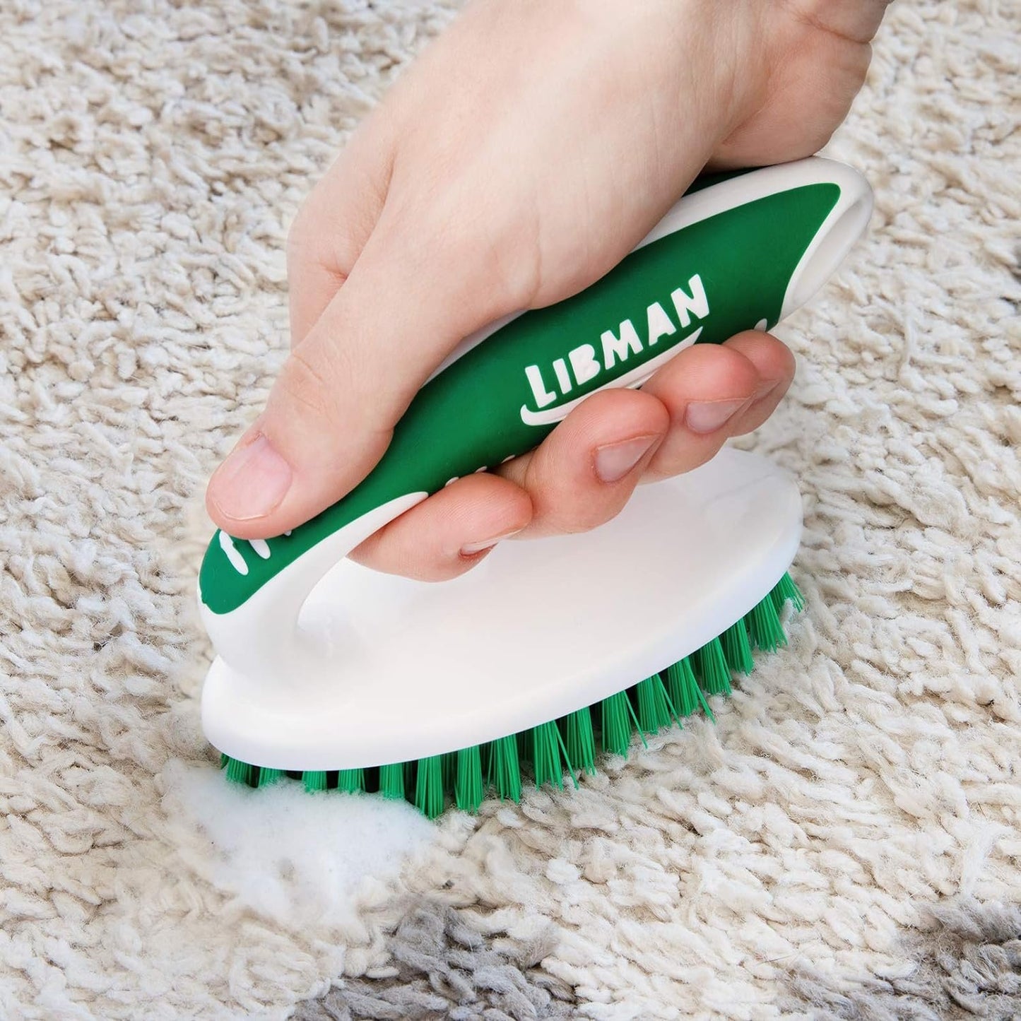 Libman Scrub Brush Kit | for Grout, Tile, Bathroom, Carpet, Kitchen, and Household Messes | Strong Fibers for Tough Cleaning