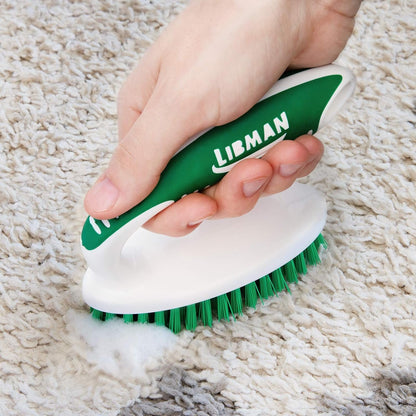 Libman Scrub Brush Kit | for Grout, Tile, Bathroom, Carpet, Kitchen, and Household Messes | Strong Fibers for Tough Cleaning