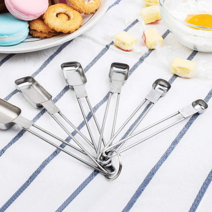 Fox Run Measuring Spoon Set, Stainless Steel, 6-Piece