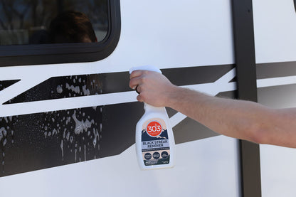 303 Products Black Streak Remover - Removes Black Streaks and Dirt, Provides A Clean, Streak-Free Finish on RVs, Campers, Pop-Ups, Motorhomes & Boats