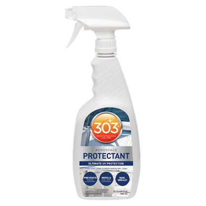 303 Marine Aerospace Protectant Spray – UV Protection, Repels Dust & Dirt, Restores Matte Finish, Ideal for Boats & Patio Cleaning, 32oz