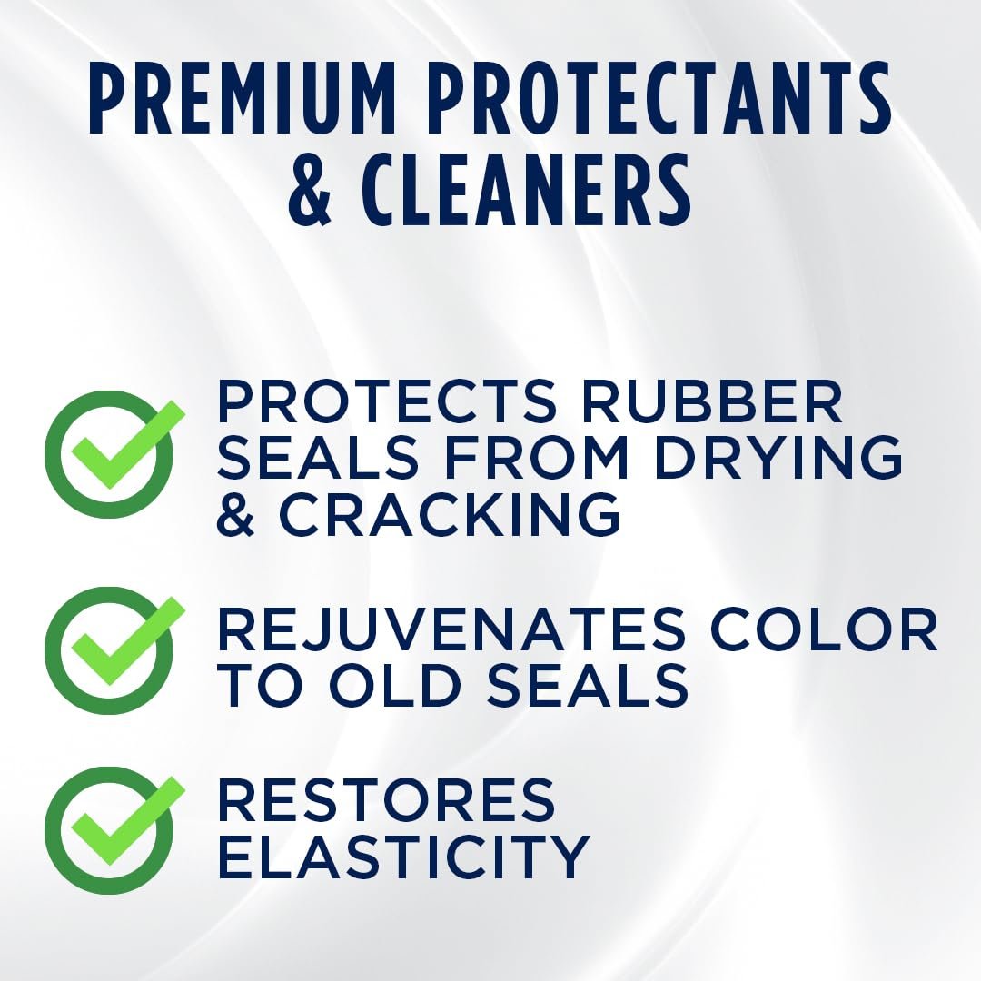 303 Products Rubber Seal Protectant – Windows, Hoods, Trunks, Rejuvenates Color & Flexibility of Old & Dry Seals, Weatherproofing & UV Protection, 3.4 fl.oz (Pack of 3)