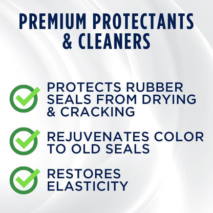 303 Products Rubber Seal Protectant – Windows, Hoods, Trunks, Rejuvenates Color & Flexibility of Old & Dry Seals, Weatherproofing & UV Protection, 3.4 fl.oz (Pack of 3)