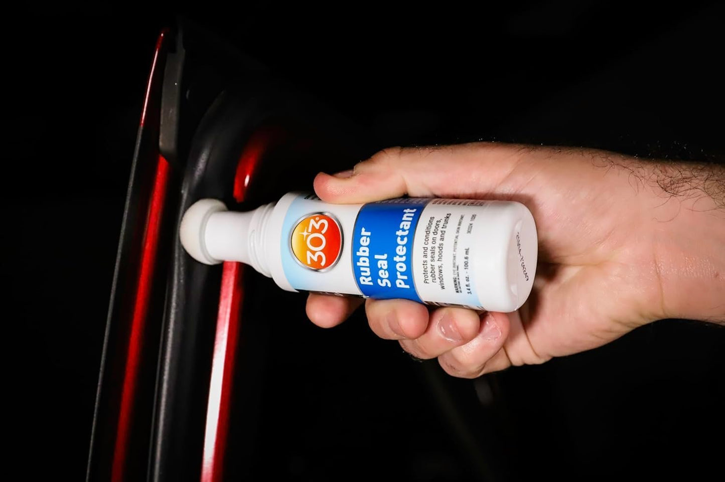 303 Rubber Seal Protectant - Protects And Conditions Rubber Seals On Doors, Windows, Hoods, And Trunks - Rejuvenates Color On Old Seals, 3.4 oz