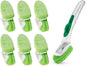 Libman 1 Dish Wand and 6 Dishwand Refill Replacement 2 Packs Soap Dispenser Dish Sponge 12 Pack Refills Nonscratch Dishwand Holder Handle Dishwashing Scratch Free