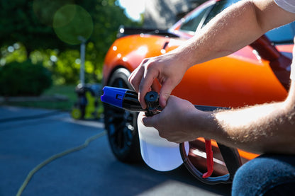 303 Products Foam Cannon for Pressure Washer, Heavy Duty Foam Gun with Anti-Corrosive Stainless-Steel Fitting & Adjustable Foam Spray for Car Wash & Detailing, 2L Reservoir (39030)