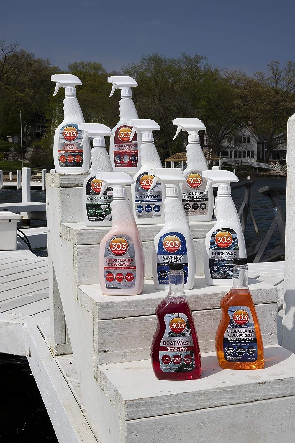 303 Marine Fabric Guard - For Marine Fabrics - Restores Lost Water Repellency To Factory New Levels - Repels Moisture And Stains, 32 fl. oz. (30604CSR-6PK)