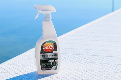 303 Marine Fabric Guard - For Marine Fabrics - Restores Lost Water Repellency To Factory New Levels - Repels Moisture And Stains, 32 fl. oz. (30604CSR-6PK)
